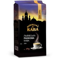 Кофе Віденська кава Львовский Утренний 250 г молотый (370806) Кофе Віденська кава Львовский Утренний 250 г молотый (370806)