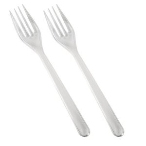 Виделка одноразова Швидkoff 100 шт. Прозора (10711)