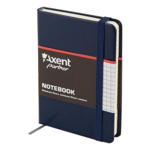 Записная книга Axent Partner A6 96 листов в клеточку Синяя (8301-02-A) Записная книга Axent Partner A6 96 листов в клеточку Синяя (8301-02-A)
